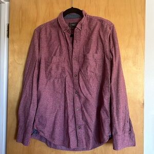 Wallin & Bros. Red button down flannel. Size L.